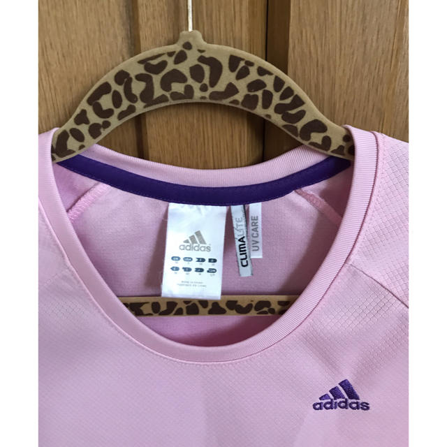 adidas(アディダス)のadidas  UVカットシャツ　スポーツウェア レディースのトップス(Tシャツ(半袖/袖なし))の商品写真