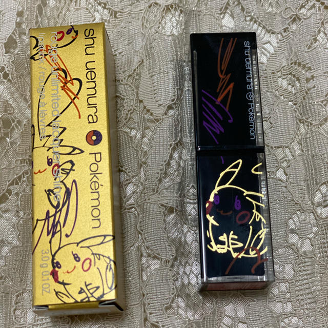 shu uemura(シュウウエムラ)のシュウウエムラ　2019クリスマスコフレ　ロージーショット コスメ/美容のベースメイク/化粧品(口紅)の商品写真