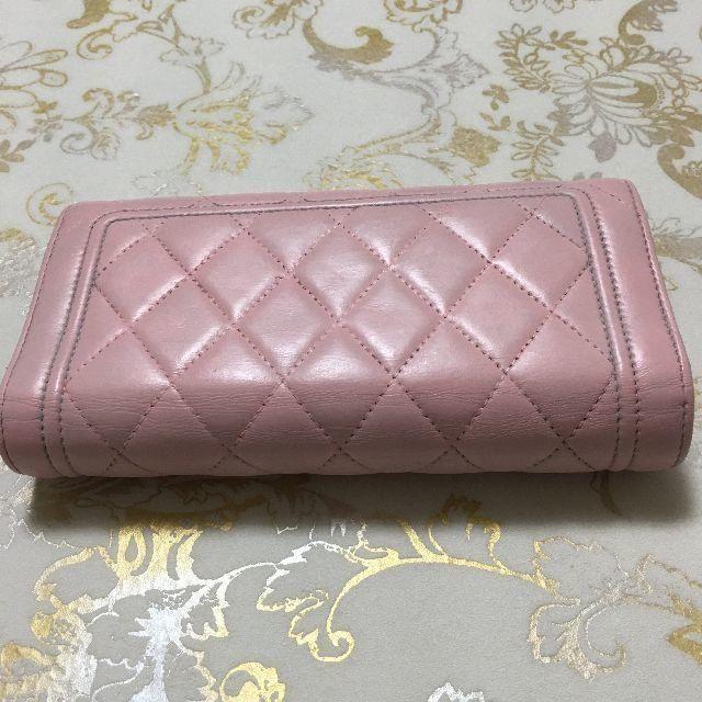 CHANEL(シャネル)の美品☆正規品☆シャネル マトラッセ 長財布 ピンク レディースのファッション小物(財布)の商品写真