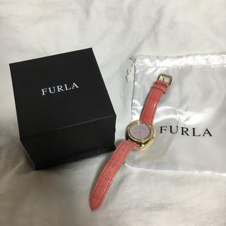 フルラ(Furla)の【FURLA】ピンクベルト時計(腕時計)