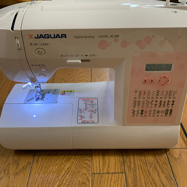 ンプレート ヤフオク! JAGUAR コンピューターミシン KC-206 - 未