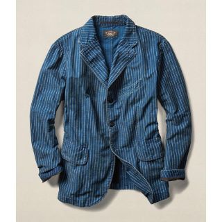 ダブルアールエル(RRL)のRRL アンダーソン ストライプ ド デニム ジャケット(Gジャン/デニムジャケット)