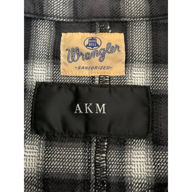 AKM(エイケイエム)のWrangler×AKM 厚手ネルシャツ　ラングラー　エイケイエム　定価約3万円 メンズのトップス(シャツ)の商品写真