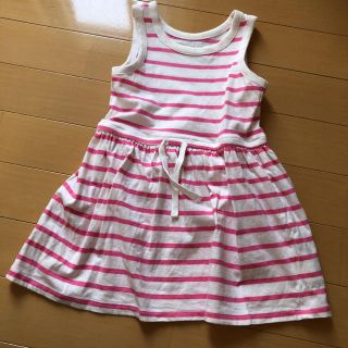 ベビーギャップ(babyGAP)のベビーギャップ　ボーダーワンピース　90.95(ワンピース)