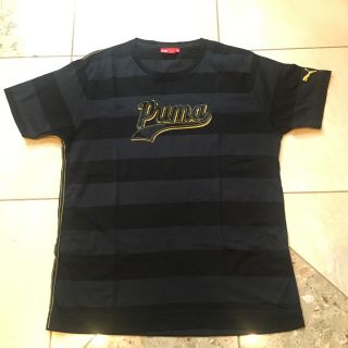 プーマ(PUMA)のPUMA◇プーマ Tシャツ ボーダー (Tシャツ/カットソー(半袖/袖なし))