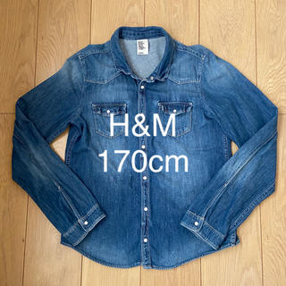 エイチアンドエム(H&M)のH&M KIDS 170 デニムシャツ(Tシャツ/カットソー)