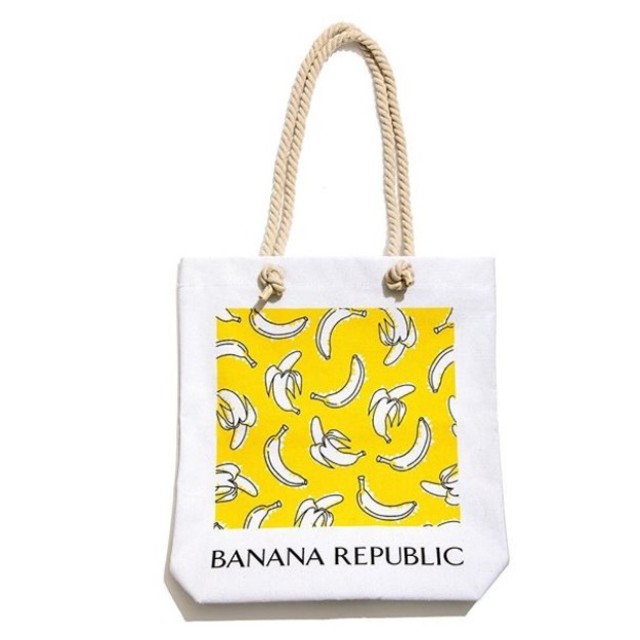 Banana Republic(バナナリパブリック)の新品♡BANANA REPUBLIC♡バナナ柄エコバッグ♡ レディースのバッグ(エコバッグ)の商品写真