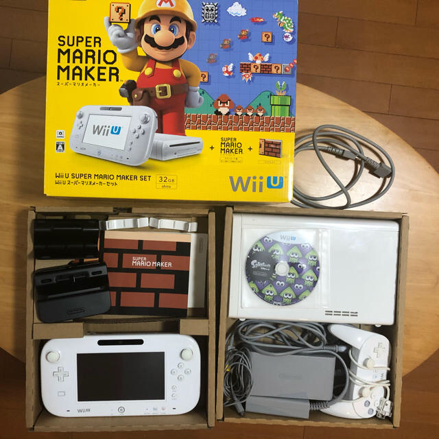 Wii U 中古 Wiiu 本体 スーパーマリオメーカー スプラトゥーン セットの通販 By Msy S Shop ウィーユーならラクマ