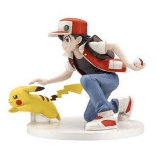 ポケモン(ポケモン)のポケモンセンター 4周年キャンペーン抽選販売 フィギュア レッド&ピカチュウ(ゲームキャラクター)