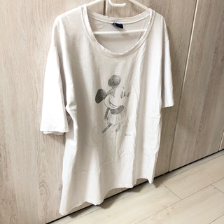 ミッキーマウス(ミッキーマウス)のミッキー ダメージTシャツ(Tシャツ(半袖/袖なし))