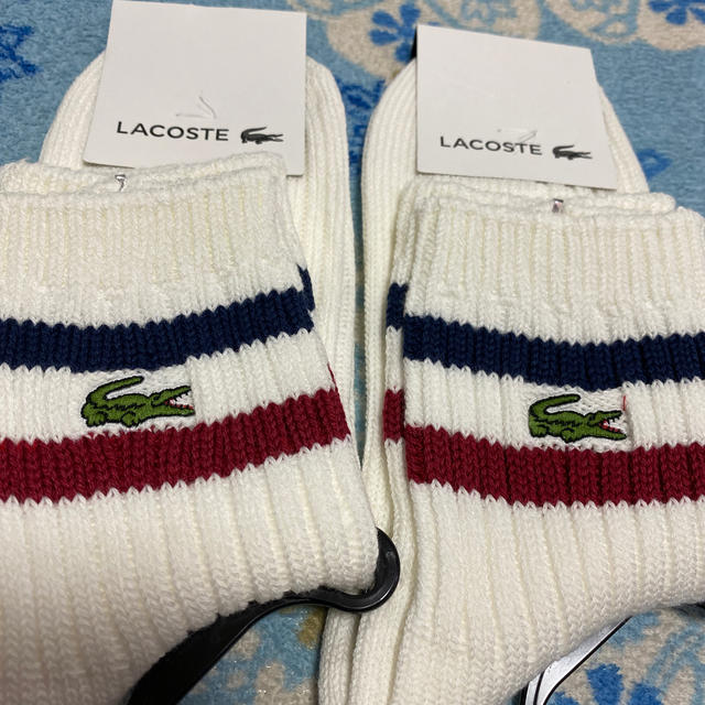 LACOSTE(ラコステ)の新品ラコステ　レディース靴下　2足 レディースのレッグウェア(ソックス)の商品写真