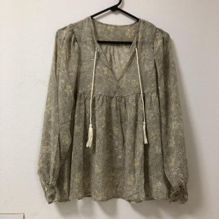 アズールバイマウジー(AZUL by moussy)のシフォンブラウス(シャツ/ブラウス(長袖/七分))