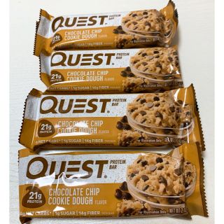 マイプロテイン(MYPROTEIN)のQUEST プロテインバー ４本 チョコレートチップクッキー(プロテイン)