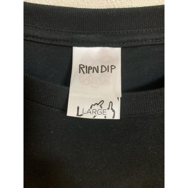 ripndip 黒　プリントT メンズのトップス(Tシャツ/カットソー(七分/長袖))の商品写真