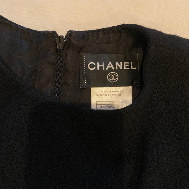 CHANEL ブラックワンピース　サイズ34