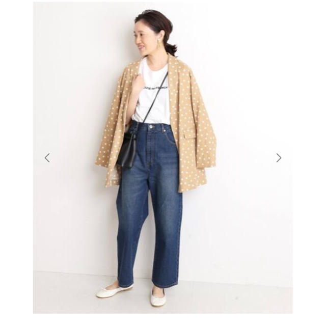 美品☆SLOBE IENA☆LE DENIM ハイウエストストレートデニムパンツ