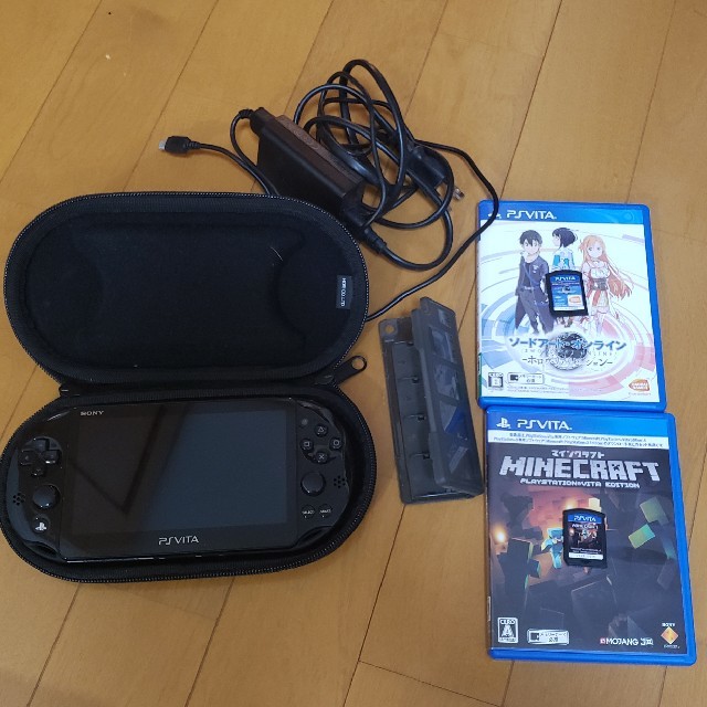 PSVita マイクラソフト付き 青白 PSVita マイクラソフト付き 青白
