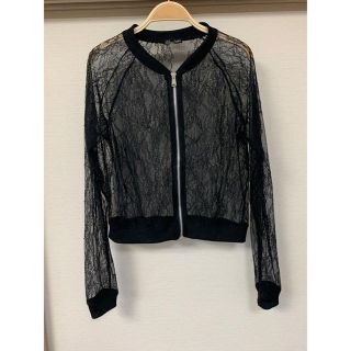 ザラ(ZARA)のZARA レースジャケット(ノーカラージャケット)