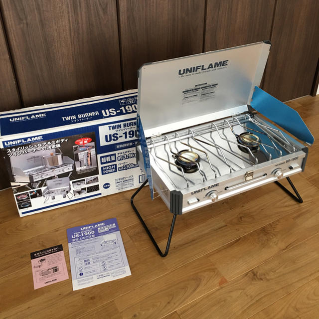 ユニフレーム ツインバーナー US-1900 ツーバーナー-