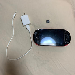プレイステーションヴィータ(PlayStation Vita)のPSVITA 本体 ピンクブラック(携帯用ゲーム機本体)