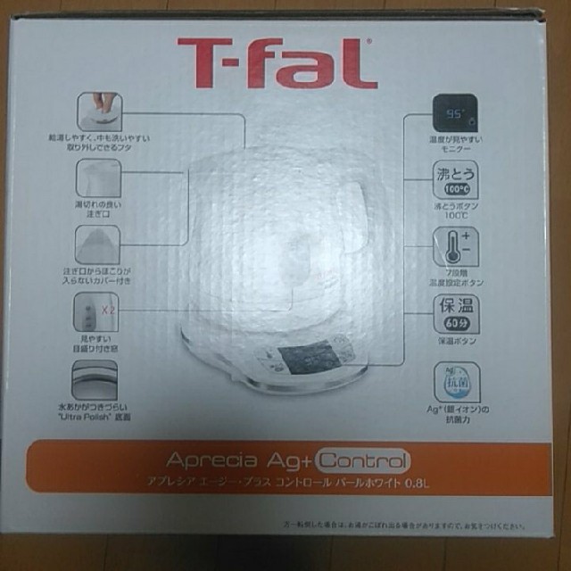 T-fal(ティファール)のティーフォール　Ｔ−FAL電気ケトル0.8L スマホ/家電/カメラの生活家電(電気ケトル)の商品写真