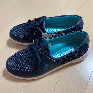 ルコックスポルティフ(le coq sportif)の  値下げ　ルコック　軽量シューズ24.5 新品タグ付き(スニーカー)