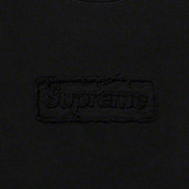 supreme cutout logo crewneck black L