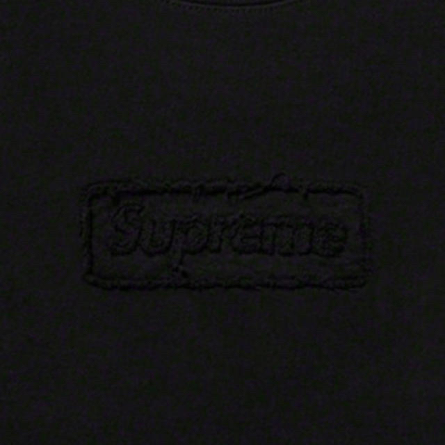 supreme cutout logo crewneck black L www.sorbillomenu
