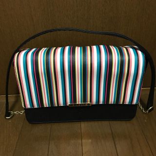 マリークワント(MARY QUANT)のMARY QUANT🌹ストライプバッグ(ショルダーバッグ)