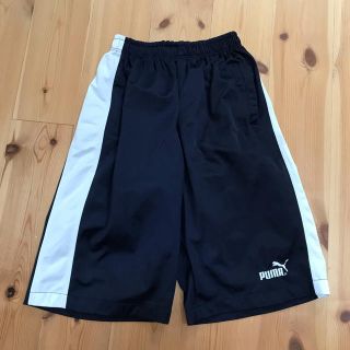 プーマ(PUMA)のpumaプーマ☆メンズハーフパンツ紺色x白ライン【S】半ズボン(ショートパンツ)