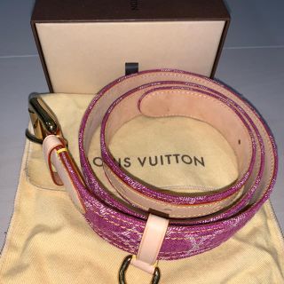 ルイヴィトン(LOUIS VUITTON)のルイヴィトン　モノグラムデニム　ベルト　美品(ベルト)