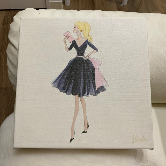 Barbie(バービー)のバービー　Barbie キャンバスアート　絵画　絵 エンタメ/ホビーの美術品/アンティーク(絵画/タペストリー)の商品写真