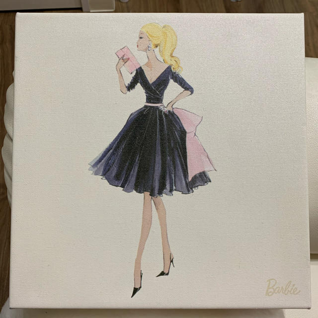 Barbie(バービー)のバービー　Barbie キャンバスアート　絵画　絵 エンタメ/ホビーの美術品/アンティーク(絵画/タペストリー)の商品写真