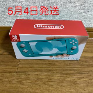 ニンテンドースイッチ(Nintendo Switch)の【新品未使用】Nintendo Switch  Lite ターコイズ(携帯用ゲーム機本体)