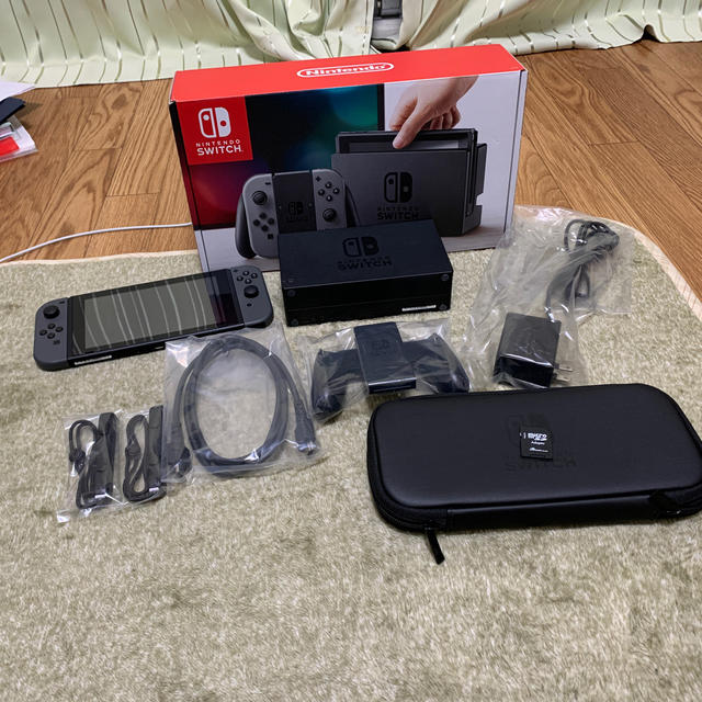 Nintendo Switch JOY-CON グレー 本体  HAC-S-KA