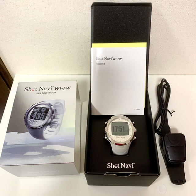 Shot Navi W1-FW GPS GOLF WATCH ゴルフウォッチ