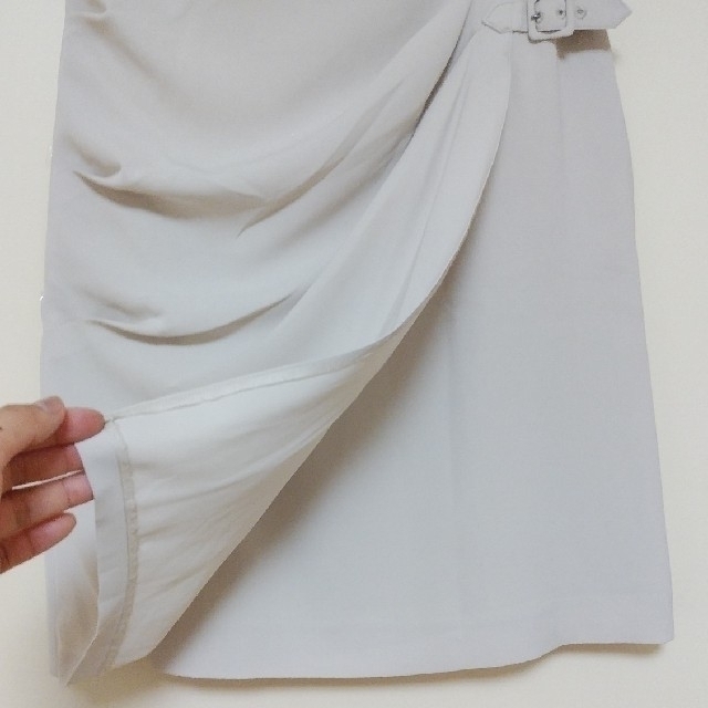 QUEENS COURT(クイーンズコート)のQUEENS COURT ❤︎ 巻きデザイン風スカート レディースのスカート(ひざ丈スカート)の商品写真