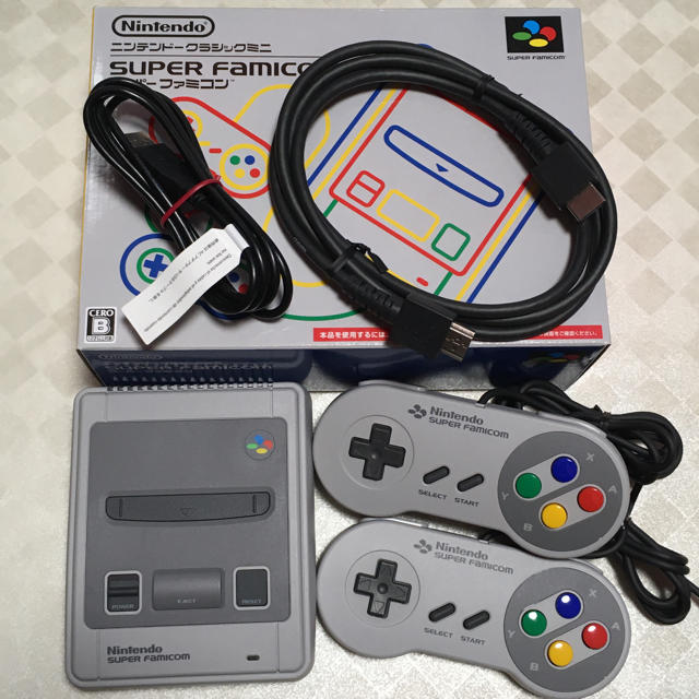 クラッシックミニ　スーパーファミコン家庭用ゲーム機本体