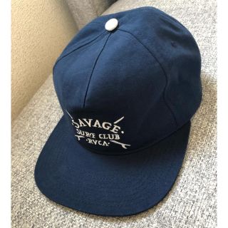 ルーカ(RVCA)のRVCA SAVAGE SURF CLUB キャップ　中古美品(キャップ)