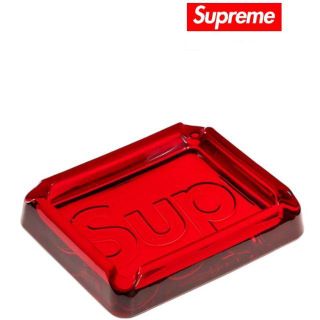 シュプリーム(Supreme)のsupreme debossed glass ashtray red 新品送料込(灰皿)