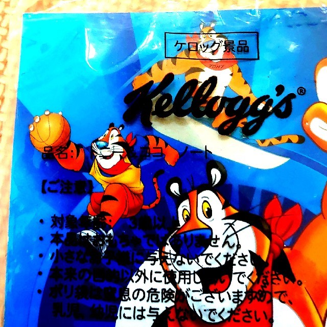 非売品　ケロッグ　コーンフレーク　ノート　kellogg's ノベルティグッズ エンタメ/ホビーのコレクション(ノベルティグッズ)の商品写真