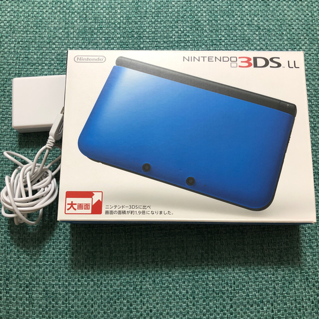 美品 Nintendo 3ds Ll 本体ブルー ブラック 携帯用ゲーム機本体 Raavi Pk