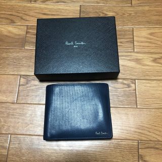 ポールスミス(Paul Smith)の<最終値下げ！>Paul Smith 折り財布　ネイビー(折り財布)