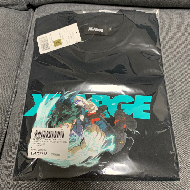 XLARGE×僕のヒーローアカデミア 轟焦凍 Tシャツ L