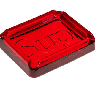 シュプリーム(Supreme)のSupreme Debossed Glass Ashtray 灰皿 赤 red (灰皿)