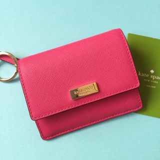 ケイトスペードニューヨーク(kate spade new york)のケイトスペード☆ミニ財布☆パスケース☆ピンク☆kate spade☆財布(財布)