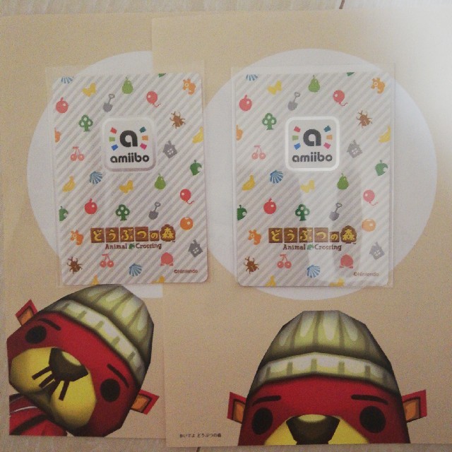 Nintendo Switch(ニンテンドースイッチ)のどうぶつの森　amiiboカード　ブーケ＋アップル エンタメ/ホビーのアニメグッズ(カード)の商品写真