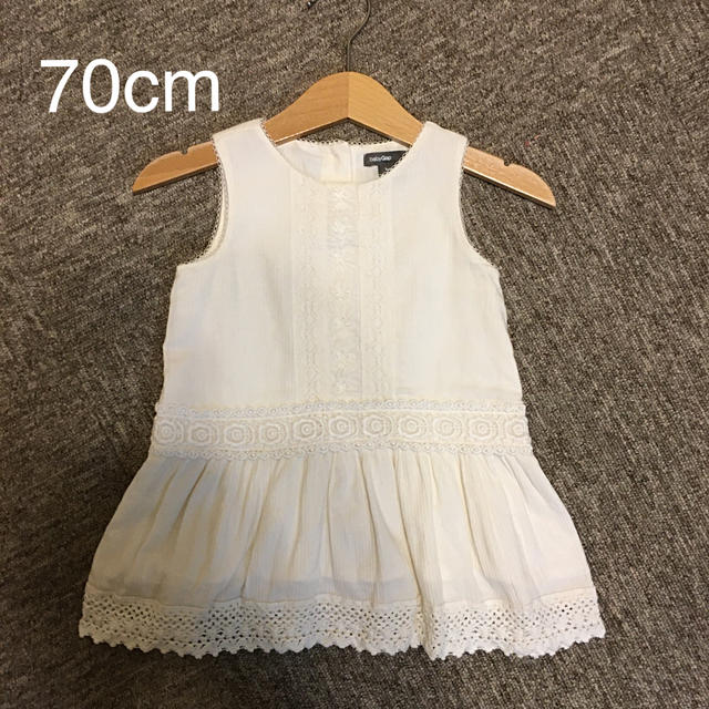 babyGAP(ベビーギャップ)のコットン100% ワンピース👗 キッズ/ベビー/マタニティのベビー服(~85cm)(ワンピース)の商品写真