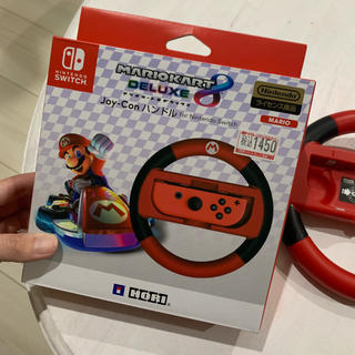 ニンテンドースイッチ(Nintendo Switch)のjoy_conハンドル マリオカート switch(家庭用ゲーム機本体)