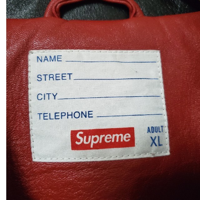 Supreme - Supreme Studded Arc Logo Leather Jacketの通販 by ジャンクマニア's shop｜シュプリームならラクマ 好評新品